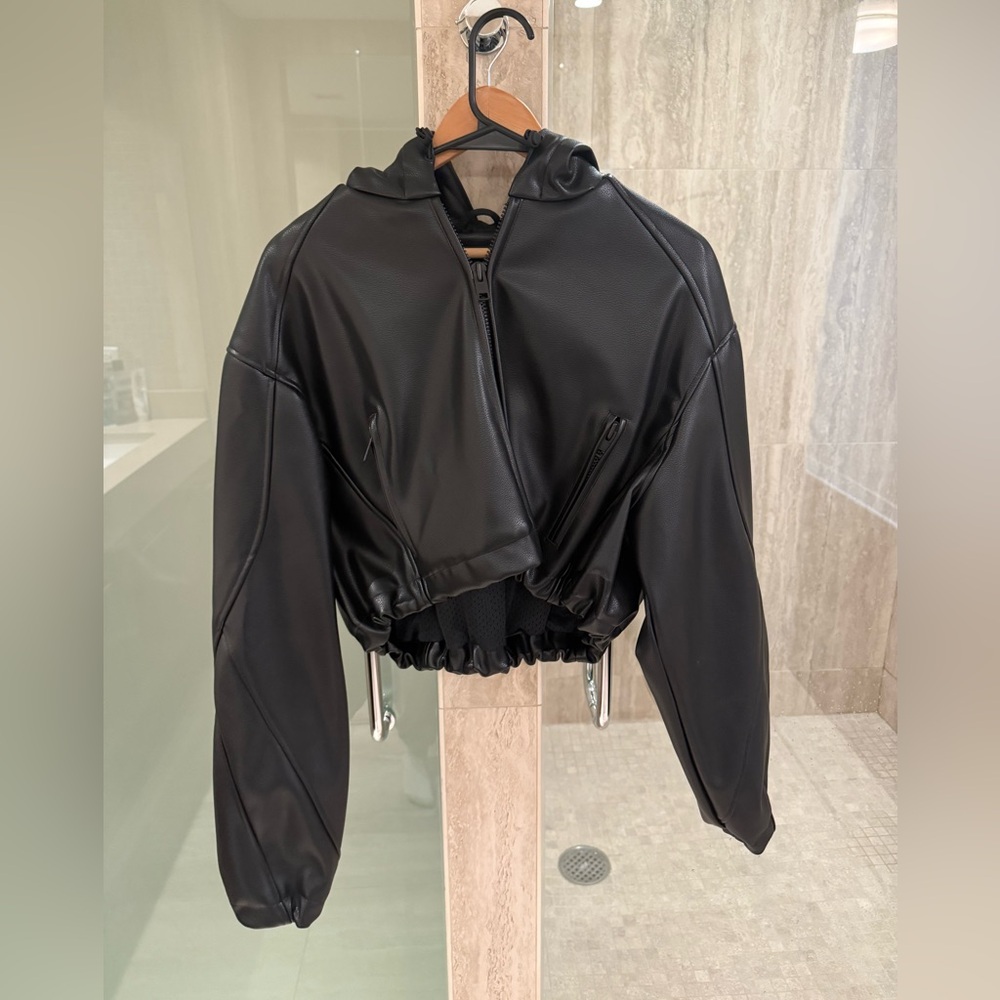 Khy leather jacket cropped